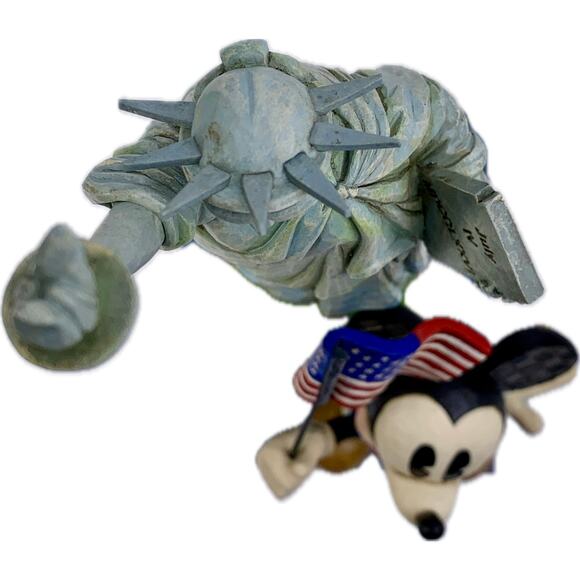 Jim Shore Disney LIBERTY AND JUSTICE FOR ALL Mickey Mouse Statue of Liberty - Picture 6 of 11